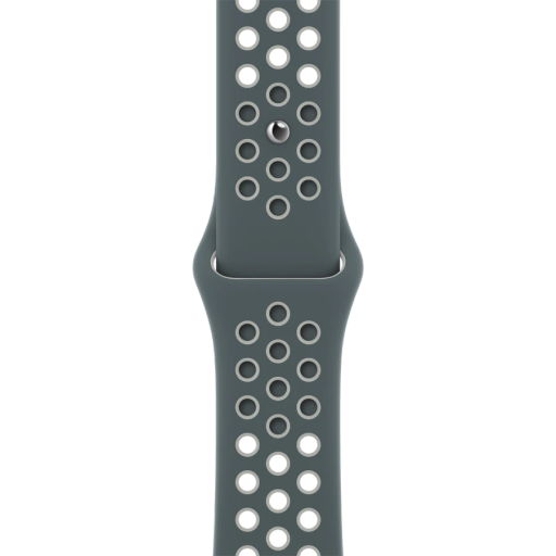 Apple 44mm Nike Sport Band - Regular Band for Apple Watch 42/44/45 mm, Hasta/Light Silver